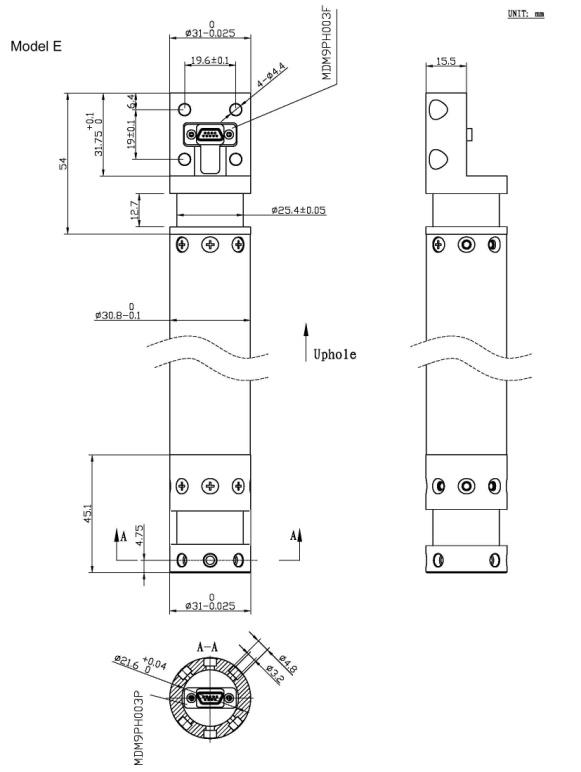 ER-OS-07H High Temperature Fluxgate Directional Sensorly