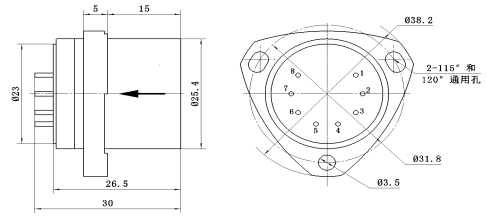 High Accuracy Quartz Accelerometer Dimension