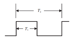 PMW signal of acceleration sensor