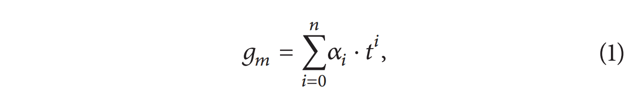 Equation 1.