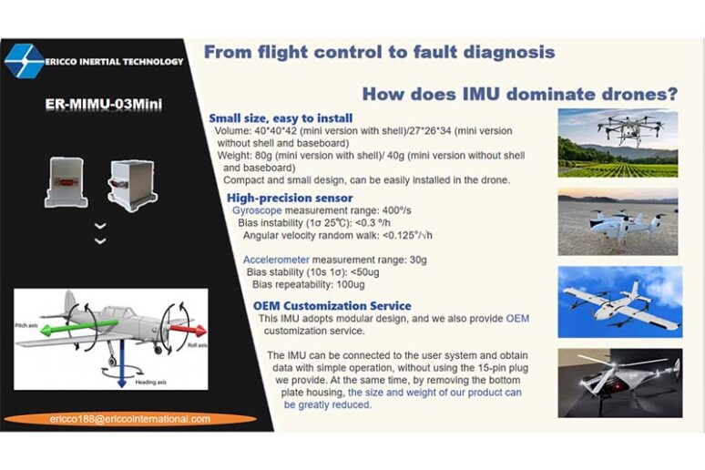From flight control to fault diagnosis, how does IMU dominate drones?