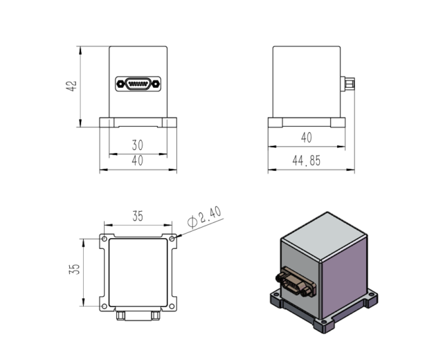 ER-MNS-04A/B Quick MEMS north seeker for Heading machine