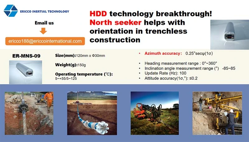 Hdd Technology Breakthrough! North Seeker Helps With Orientation In Trenchless Construction