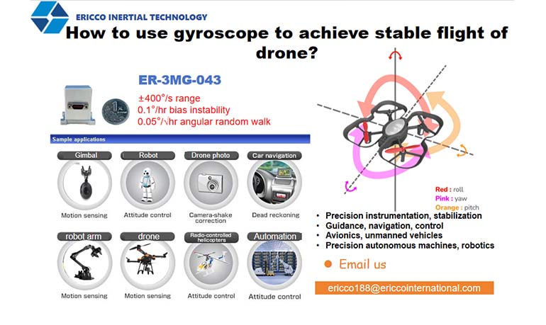 How to use gyroscope to achieve stable flight of drone