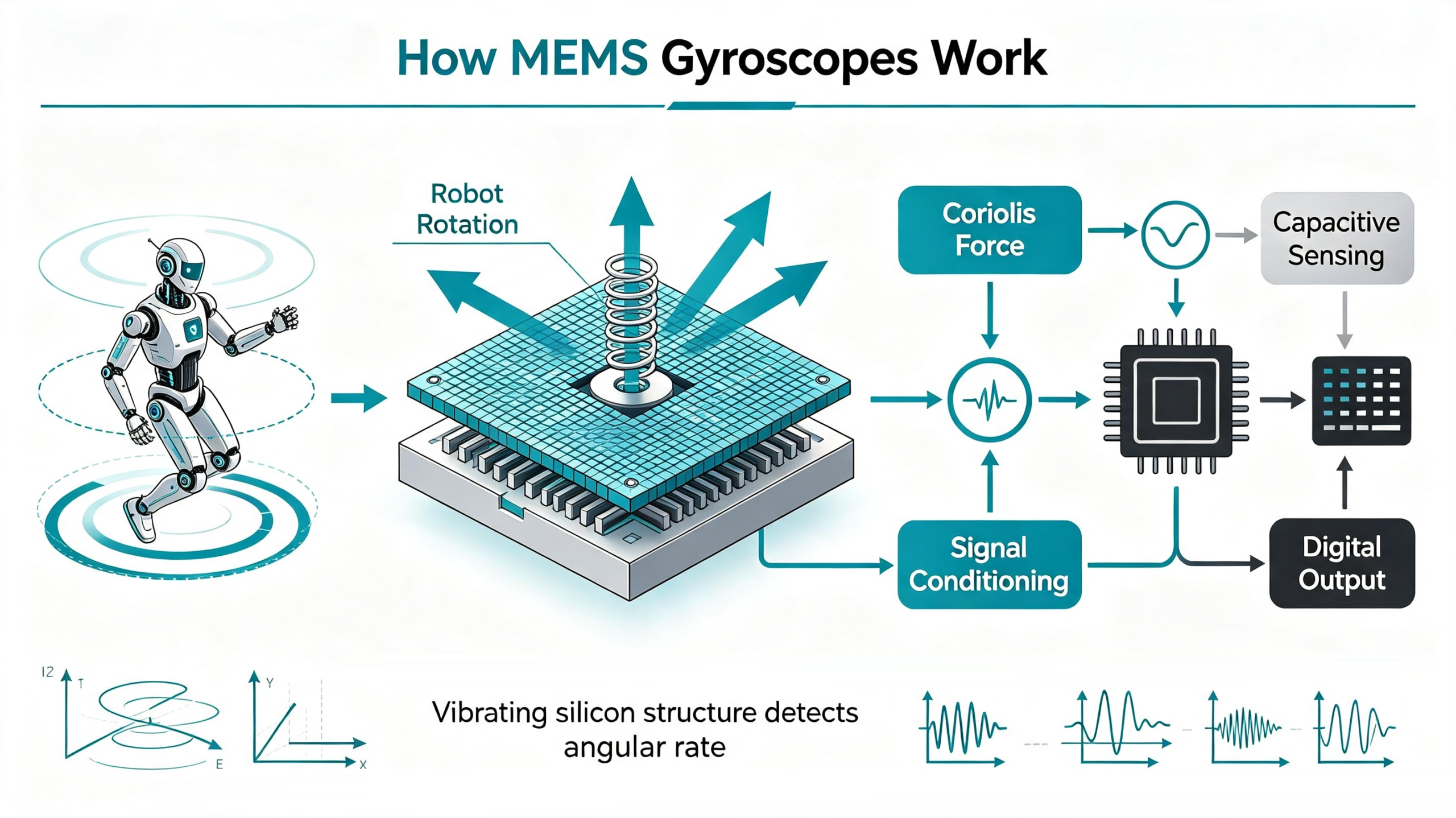 MEMS Gyroscope for Robotics: How MEMS Gyros Improve Robot Navigation and Motion Control
