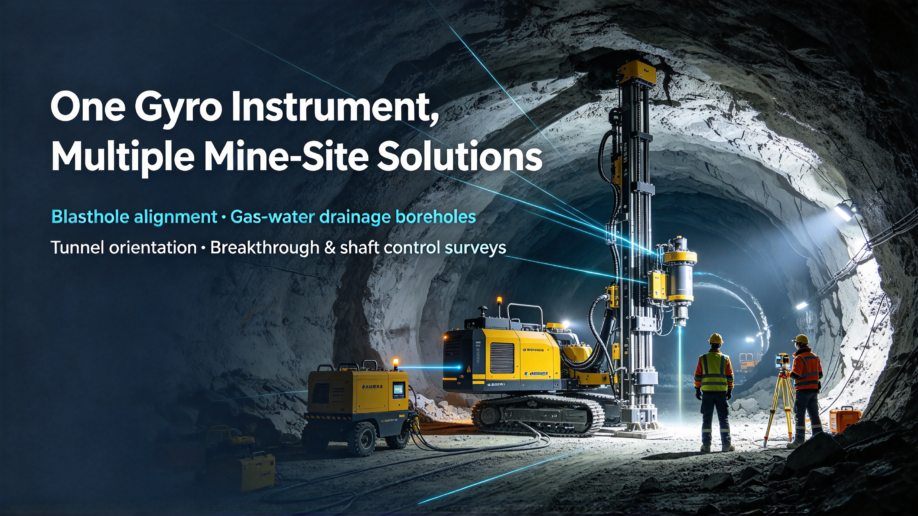 Gyro Drill Alignment in Mines: Why Underground Needs True North