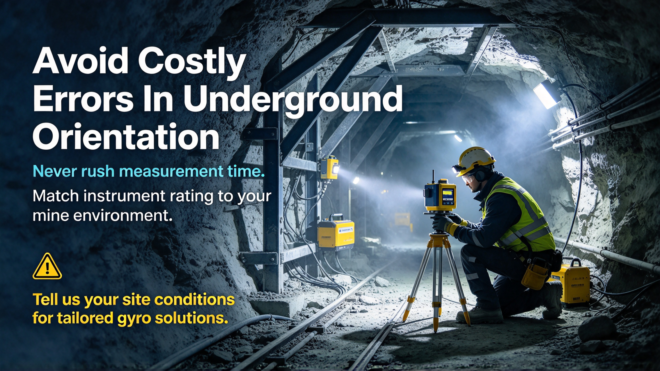 Gyro Drill Alignment in Mines: Why Underground Needs True North