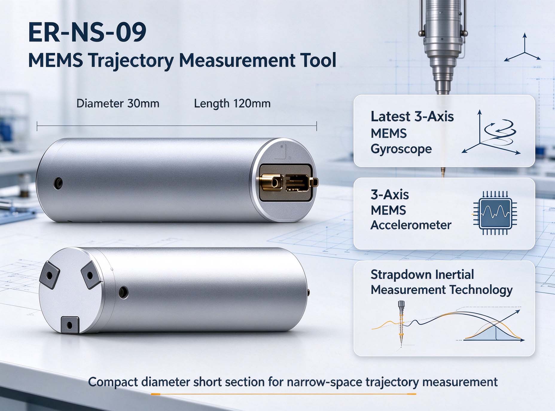 ER-MNS-09 MEMS Directional Module for Mining Trajectory Measurement